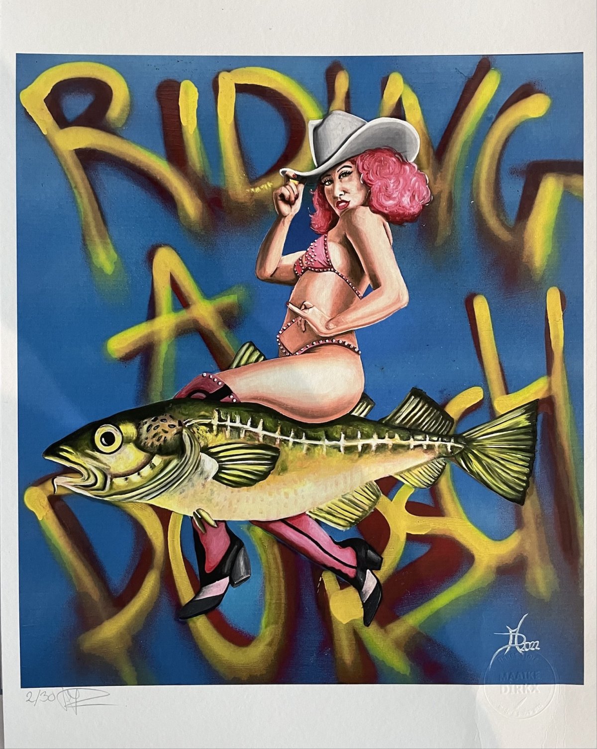 ridingthedorsch-maaike-dirkx-popart-streetart-urbanart-tickmersinsolaner-helgoland-galerie-hamburg-popstreetshop