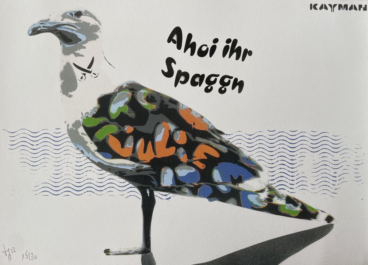 julie-ahoi-ihr-spaggen-kayman-popart-streetart-urbanart-galerie-hamburg-popstreetshop-contemporary