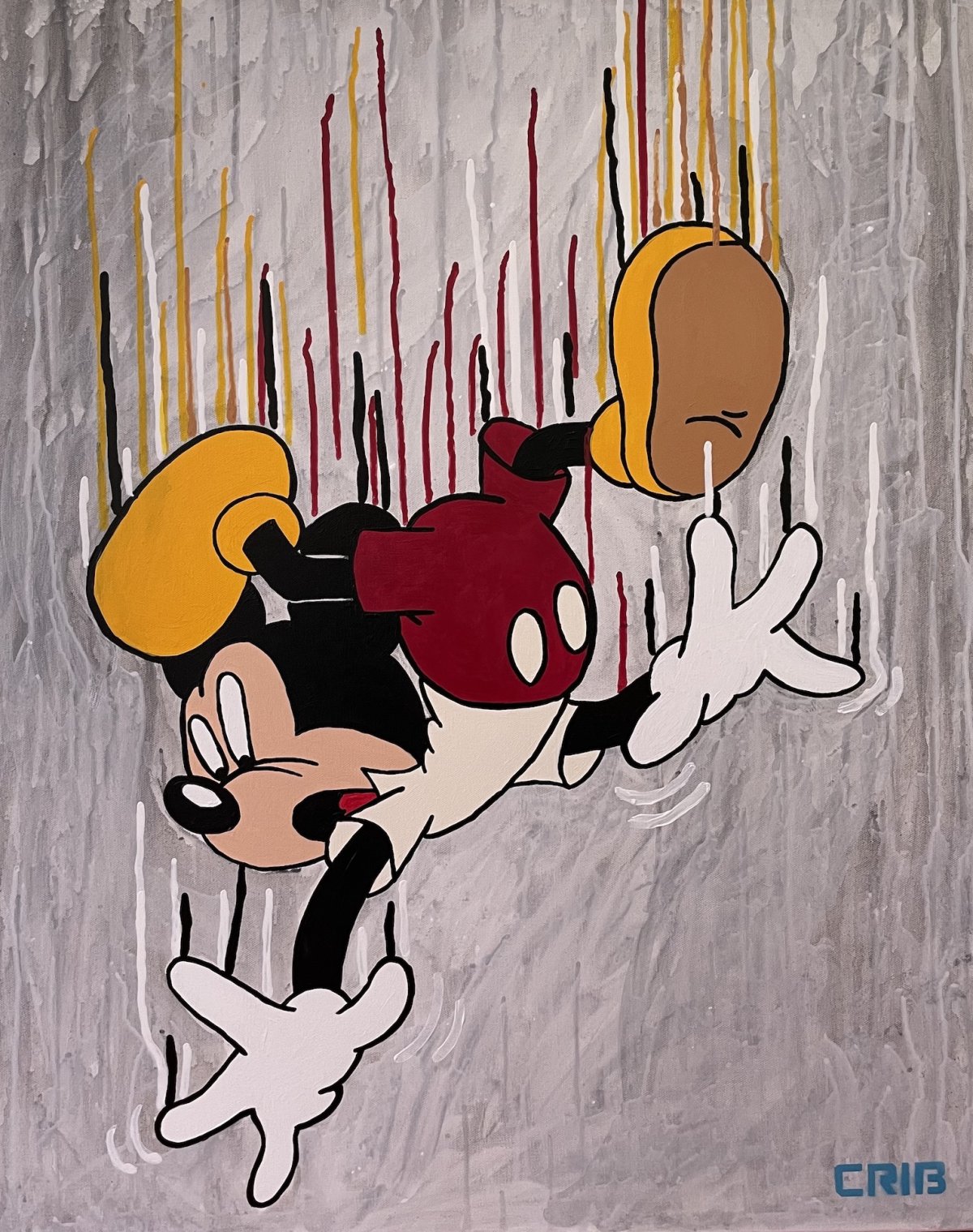 mickey-falling-crib--popart-streetart-gallery-hamburg-popstreetshop